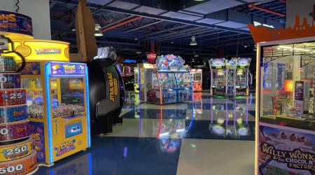 Video games, crane machines, Skeeball, and redemption games