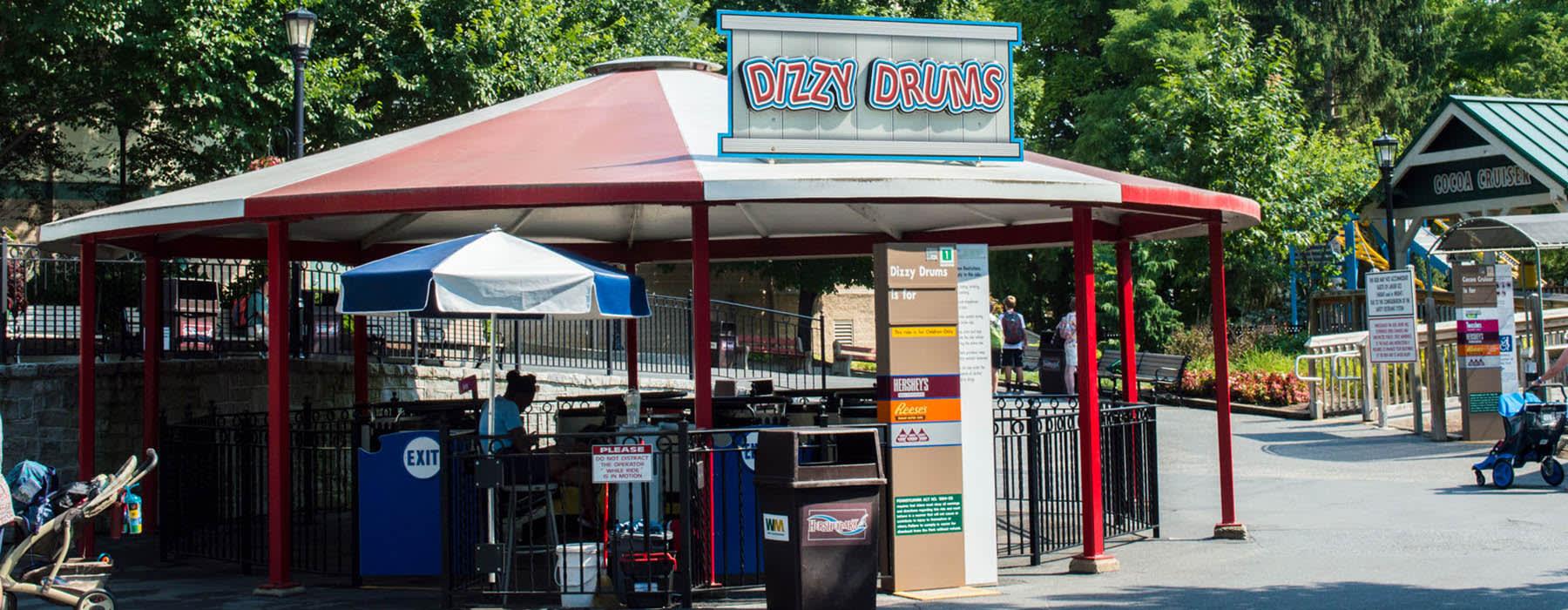 Dizzy Drums ride at Hersheypark